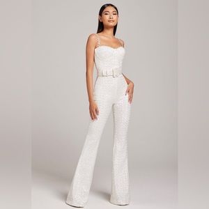 Nadine Merabi LUCINDA WHITE JUMPSUIT